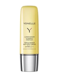 Krem przeciw przebarwieniom do twarzy YONELLE Lumifusion SPF 50 na dzień 50 ml