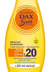 Dax Sun Emulsja ochronna Masło Kakaowe SPF 20 175ml