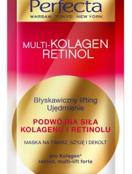 Maseczka kremowa do twarzy Perfecta 8 ml Kolagen Retinol
