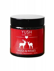 Yush Świeca sojowa Hugs & Kisses 120ml