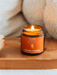 Świeca sojowa Yush Caramel Pumpkin 120ml