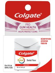 Nić dentystyczna woskowana Colgate Pro Gum Health Dental Floss 50 m