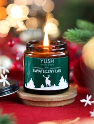 Świeca zapachowa sojowa Yush Świąteczny Las 120ml