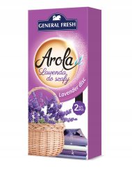 GENERAL FRESH AROLA odświeżacz dysk do szafy o zapachu Lawendy 2szt