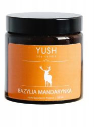 Świeca tradycyjna sojowa Bazylia Mandarynka Yush
