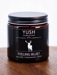 Świeca sojowa Yush 120 ml Feeling Blue