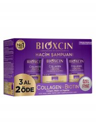Szampon Bioxcin z kolagenem i biotyną zestaw 3x300 ml
